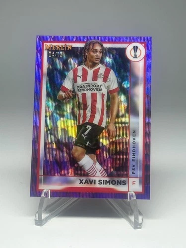 Xavi Simons 2023 Topps Merlin Chrome Purple Wave /15