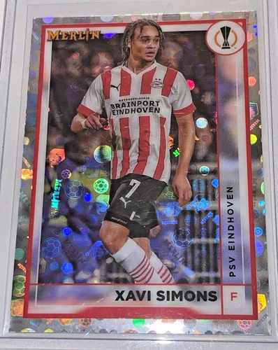 Xavi Simons 2023 Topps Merlin Chrome Refractor