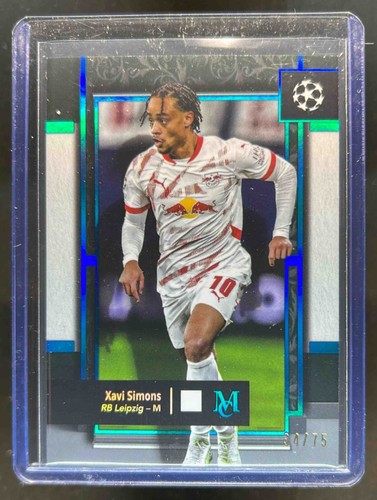 Xavi Simons 2024 Topps Museum Collection Sapphire /75