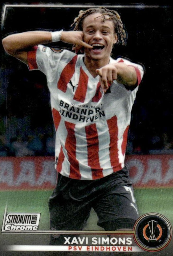 Xavi Simons 2022 Topps Stadium Club Chrome UEFA 16
