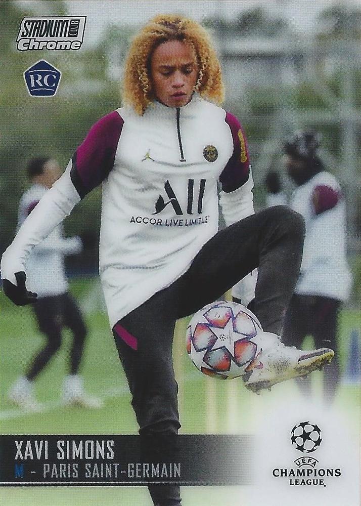 Xavi Simons 2020 Topps Stadium Club Chrome UEFA 63