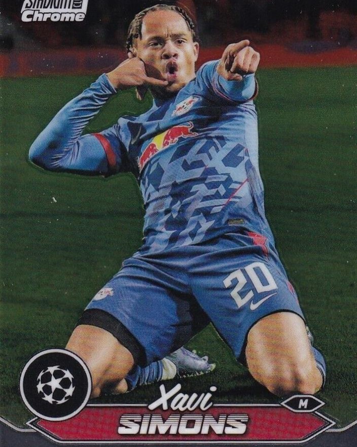 Xavi Simons 2023 Topps Stadium Club Chrome UEFA Champions League