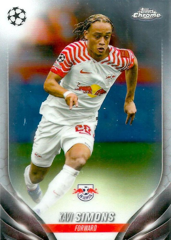 Xavi Simons 2023 Topps Chrome UEFA Club Competitions