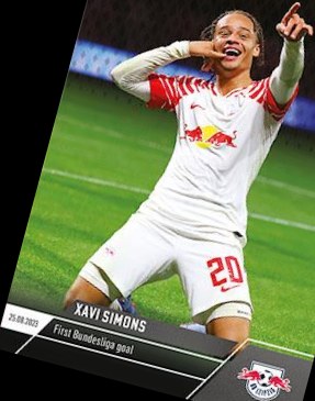 Xavi Simons 2023 Topps Now Bundesliga English