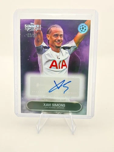 Xavi Simons 2025 Topps UCC /50