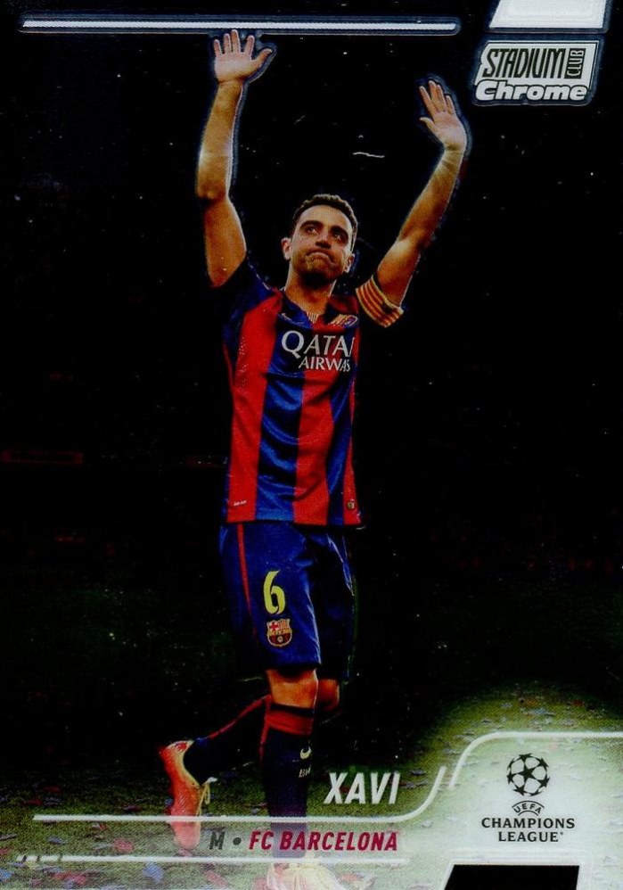 Xavi 2021 Topps Stadium Club Chrome UEFA 6