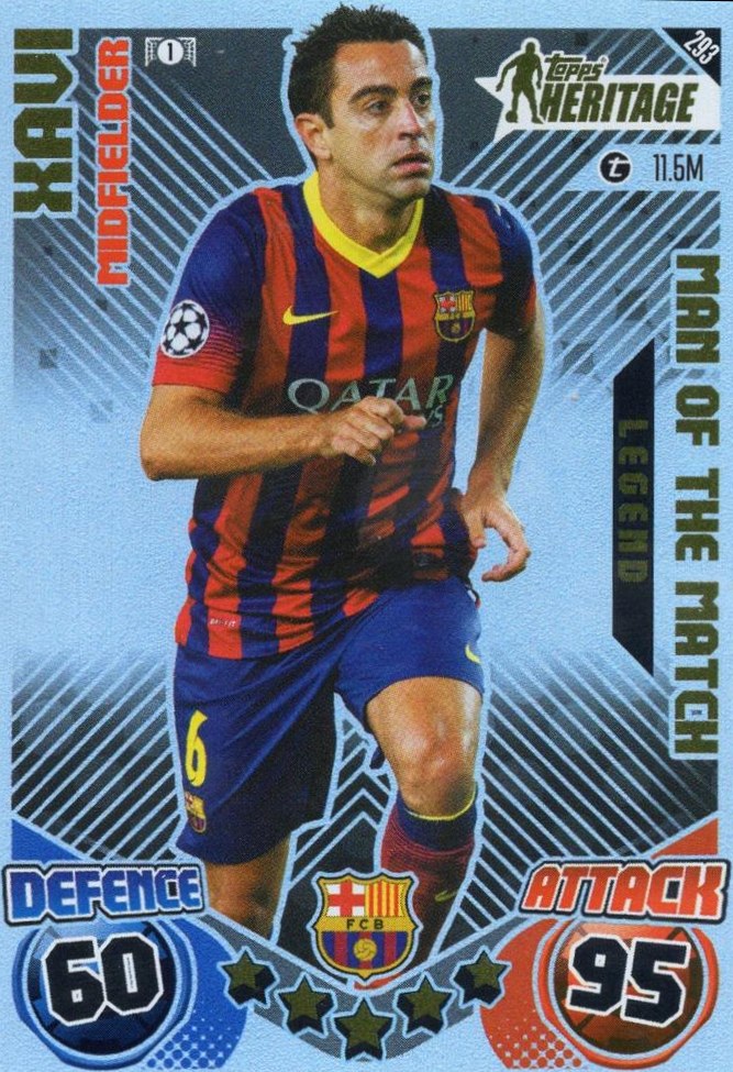 Xavi 2024 Topps Match Attax UEFA Club Competitions Extra