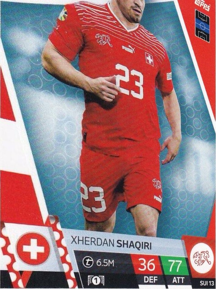 Xherdan Shaqiri 2024 Topps Match Attax UEFA EURO