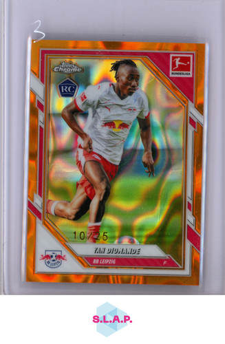 Yan Diomande 2025 Topps Bundesliga Arancione Lava /25