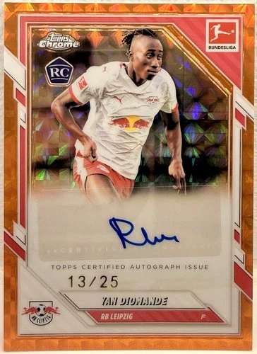 Yan Diomande 2025 Topps Chrome /25