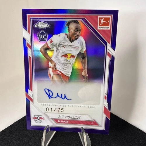 Yan Diomande 2025 Topps Chrome Purple /75