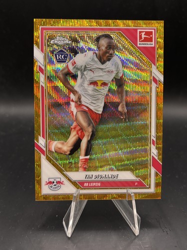 Yan Diomande 2025 Topps Chrome True Gold /50
