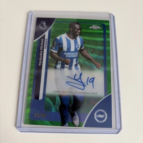 Yankuba Minteh 2025 Topps Chrome Green Refractor /99