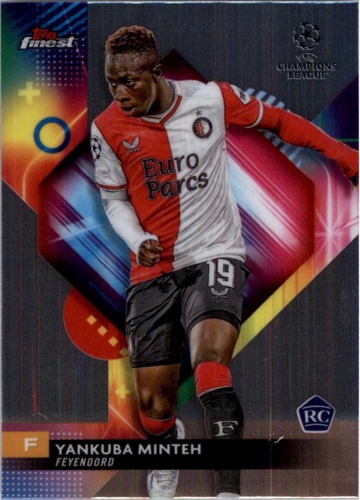 Yankuba Minteh 2023 Topps Finest UEFA Club Competitions