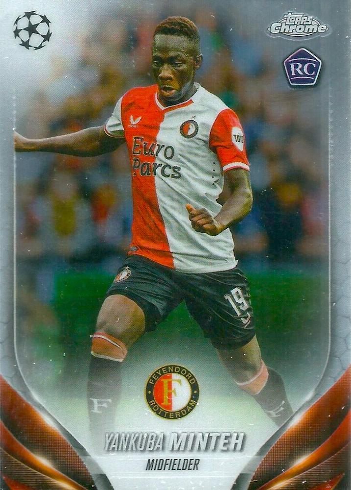Yankuba Minteh 2023 Topps Chrome UEFA Club Competitions
