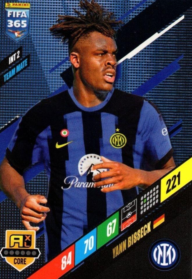 Yann Aurel Bisseck 2024 Panini Adrenalyn XL FIFA 365