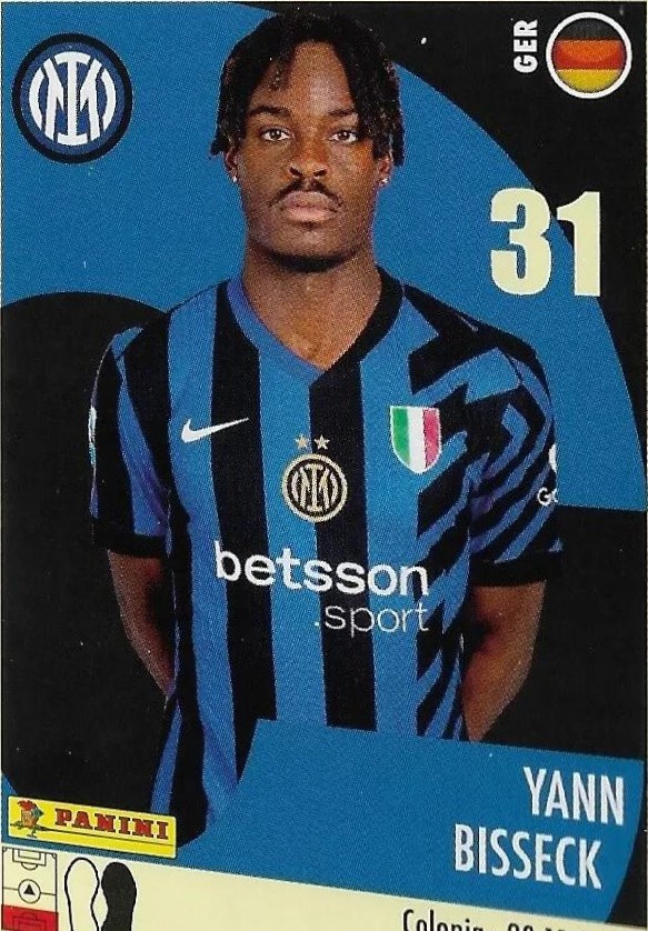 Yann Bisseck 2024 Panini Calciatori Stickers