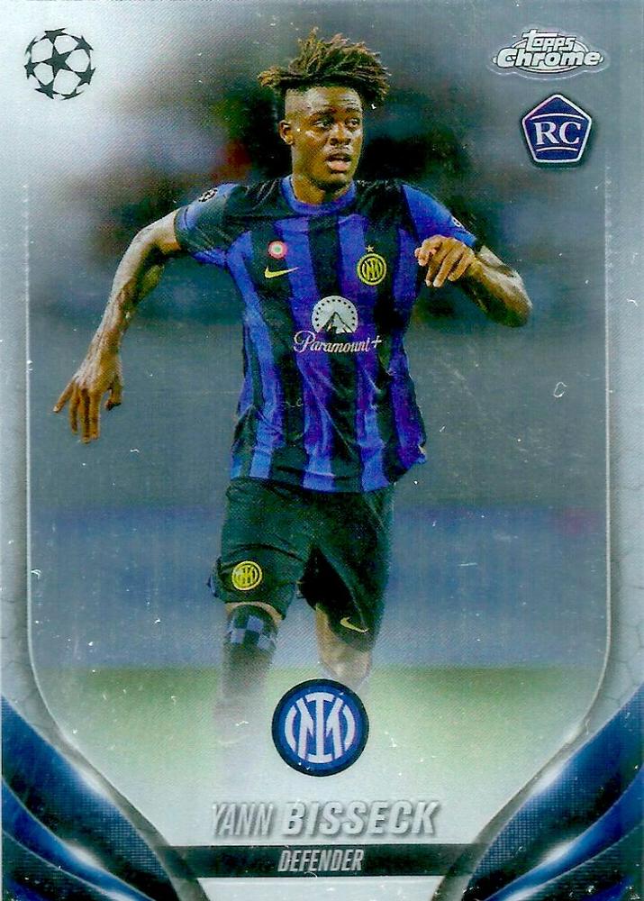Yann Bisseck 2023 Topps Chrome UEFA Club Competitions