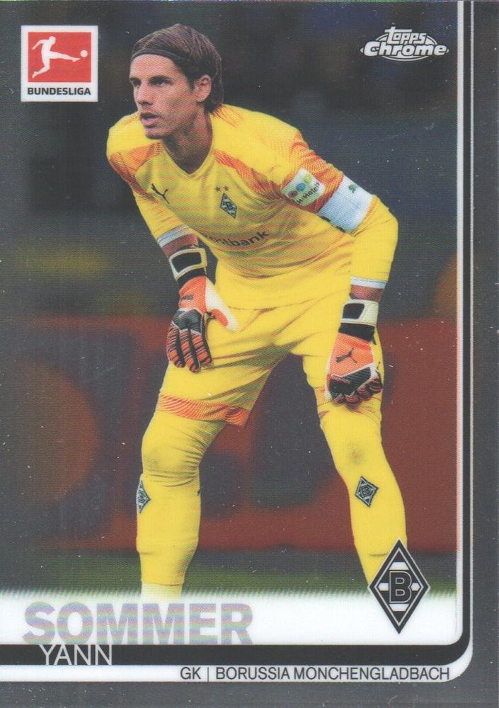 Yann Sommer 2019 Topps Chrome Bundesliga 71