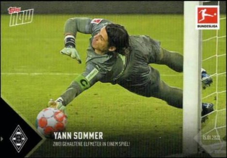 Yann Sommer 2022 Topps Bundesliga Stickers