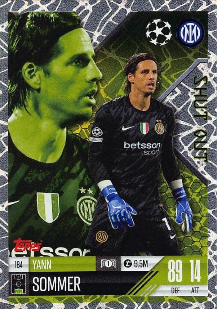 Yann Sommer 2024 Topps Match Attax UEFA Club Competitions Extra