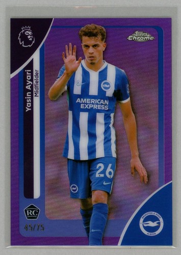 Yasin Ayari 2026 Topps Cromo Premier League Purple /75