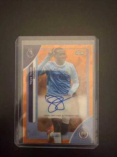 Yaya Toure 2026 Topps Chrome Premier League Sapphire /25