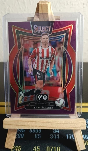 Yeray Alvarez 2024 Panini Select Purple Prizm /99