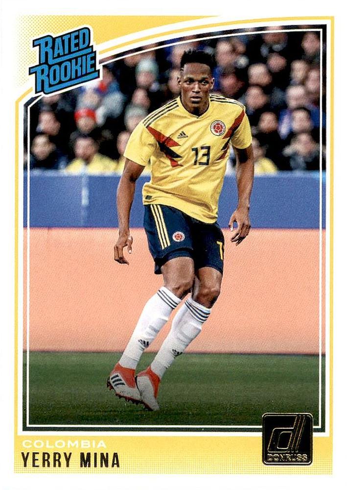 Yerry Mina 2018 Panini Donruss Soccer 186
