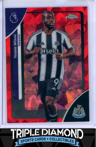 Yoane Wissa 2026 Topps Chrome Sapphire EPL Red Refractor /5