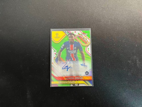 Yoram Zague 2024 Topps Finest Green /99