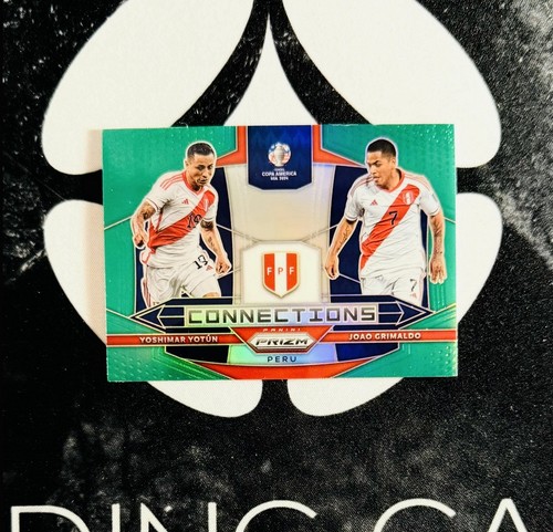Yotun/Grimaldo 2024 Panini Prizm Copa America Green Prizm /5