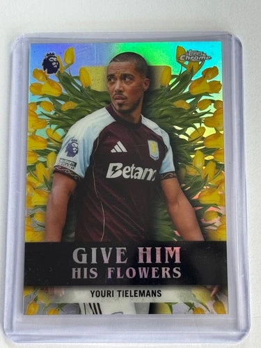 Youri Tielemans 2025 Topps Chrome
