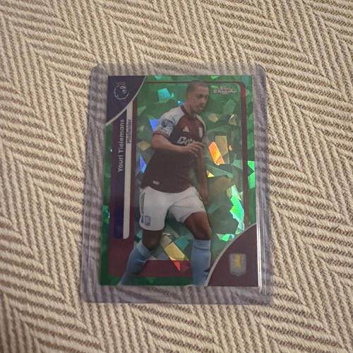 Youri Tielemans 2025 Topps Chrome Green /99