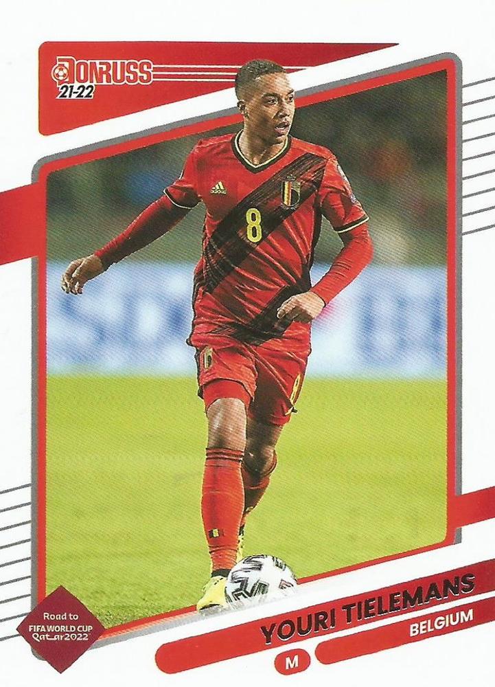 Youri Tielemans 2021 Panini Donruss Soccer 12