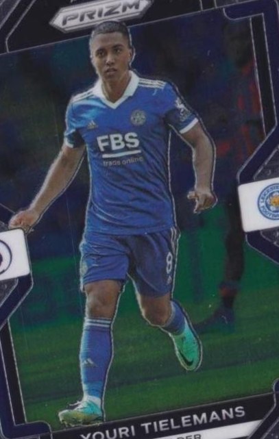 Youri Tielemans 2022 Panini Prizm Premier League 27