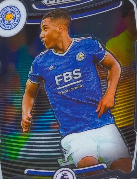 Youri Tielemans 2021 Panini Prizm Premier League 5