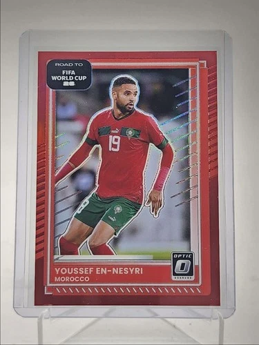 Youssef En-Nesyri 2025 Panini Donruss Optic Red Prizm /199