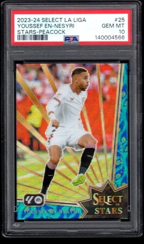 Youssef En-Nesyri 2023 Panini Select Peacock Prizm