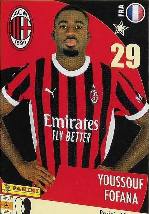 Youssouf Fofana 2024 Panini Calciatori Stickers