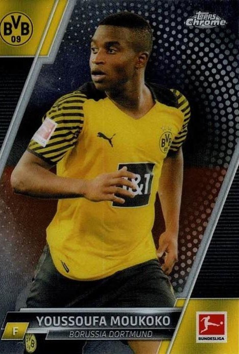 Youssoufa Moukoko 2021 Topps Chrome Bundesliga 28