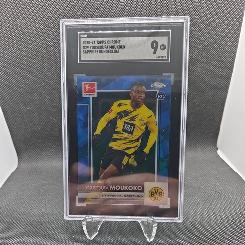 Youssoufa Moukoko 2020 Topps Chrome Bundesliga Sapphire