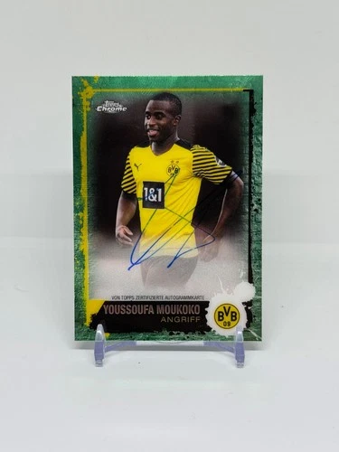 Youssoufa Moukoko 2021 Topps Chrome Green /25