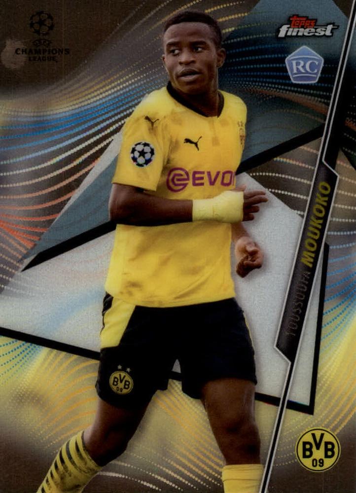 Youssoufa Moukoko 2020 Topps Finest UEFA 62