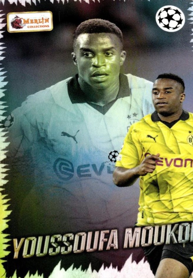 Youssoufa Moukoko 2023 Topps Merlin Heritage UEFA Club Competitions