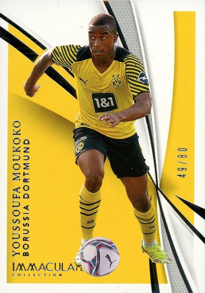 Youssoufa Moukoko 2021 Panini Immaculate Collection
