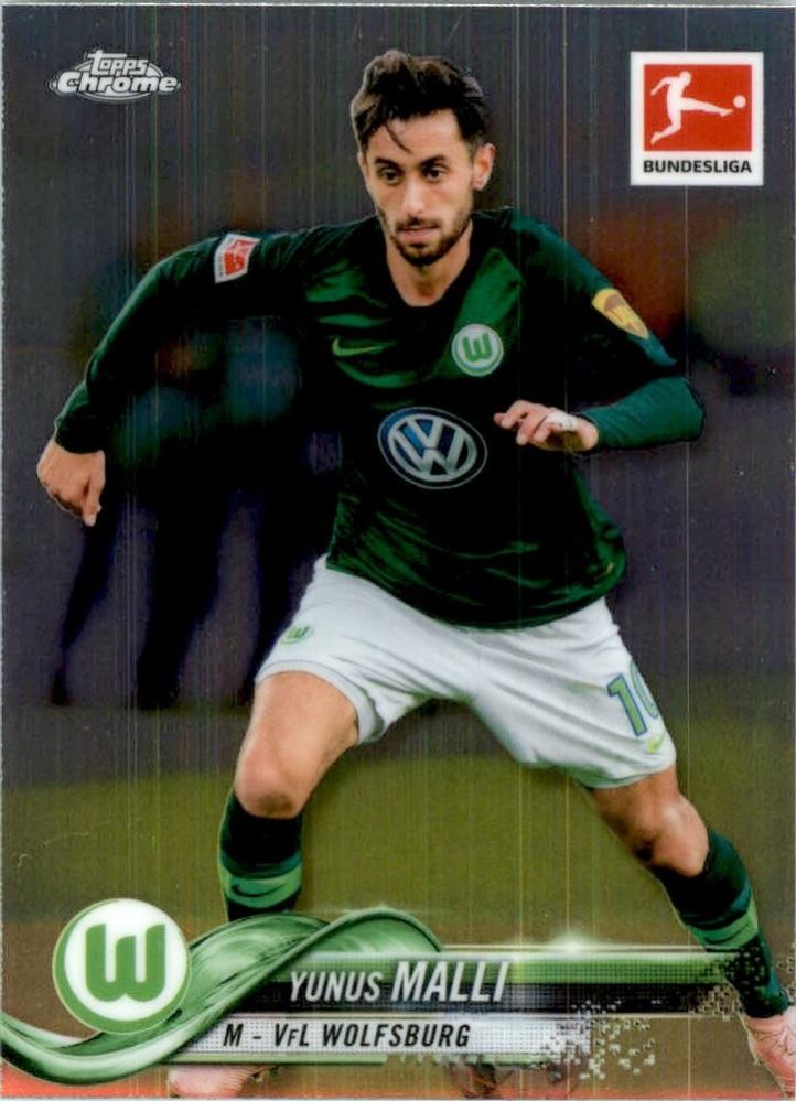 Yunus Malli 2018 Topps Chrome Bundesliga 42