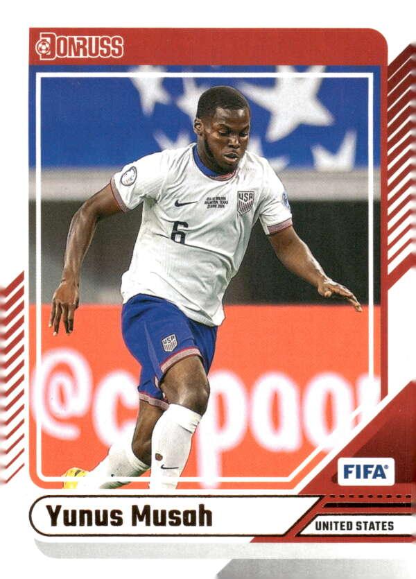 Yunus Musah 2024 Panini Donruss