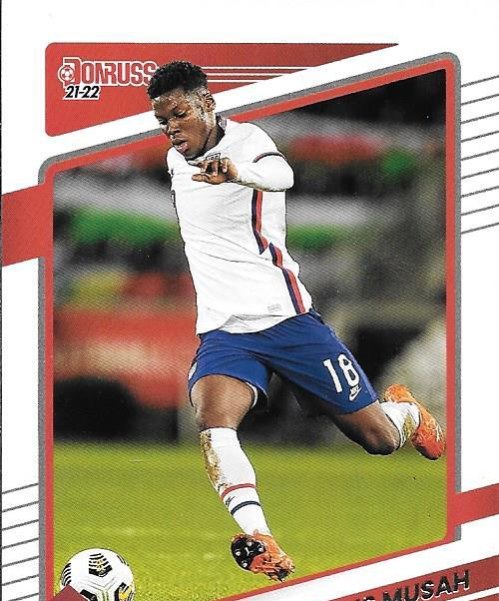 Yunus Musah 2021 Panini Donruss Soccer 161