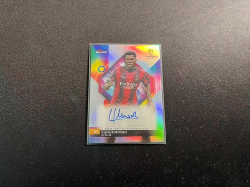 Yunus Musah 2023 Topps Finest Silver